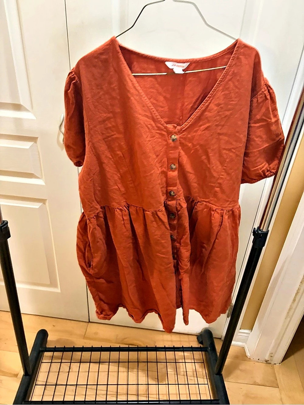 Joe Fresh Rust Mini Dress Size 2X Like New
